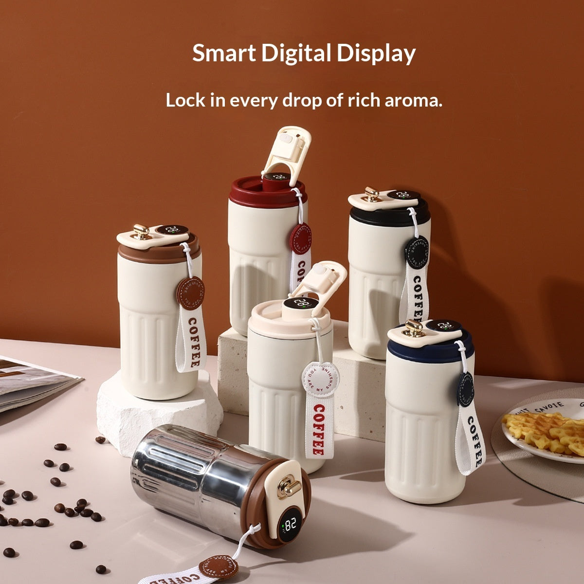 Proof & Wonder™ Smart Coffee Mug with Temperature Display